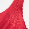 Top in misto lino con bottoni