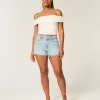 Top in pizzo con scollo a V e spalle scoperte