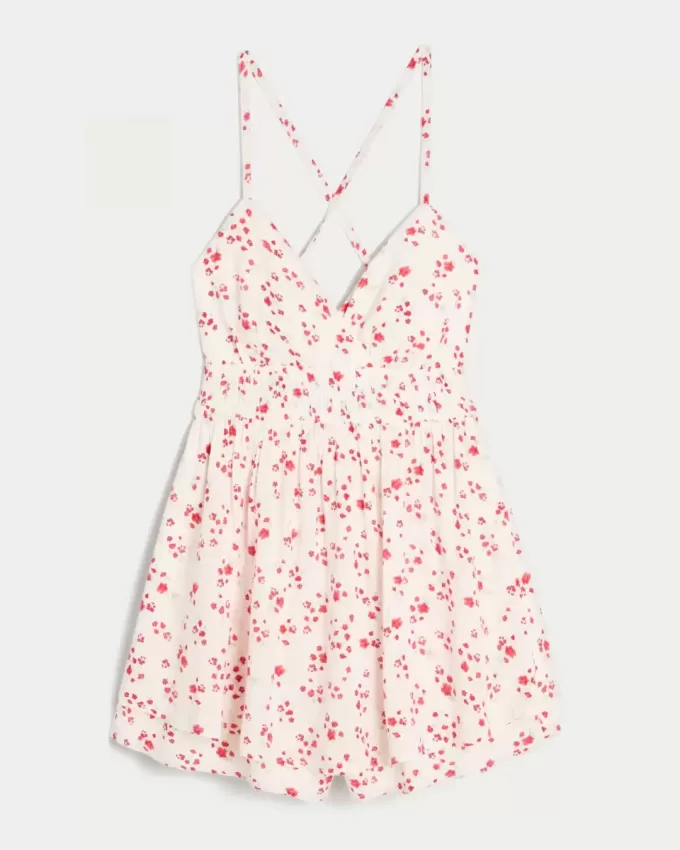 Tutina babydoll con schiena scoperta
